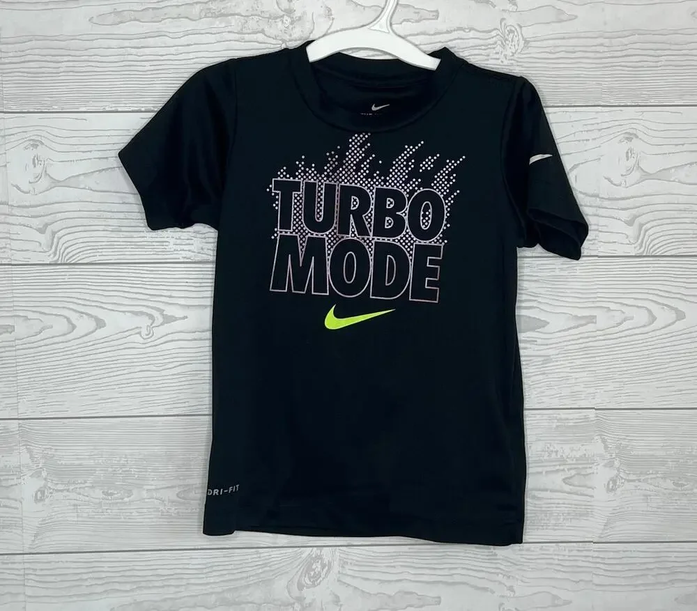 Nike Turbo Mode Dri FIT  Short sleeve T-shirt toddler girls size 4T